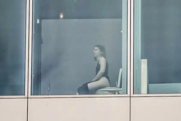 Guests using toilet at posh hotel can be seen by passers-by after window design blunder